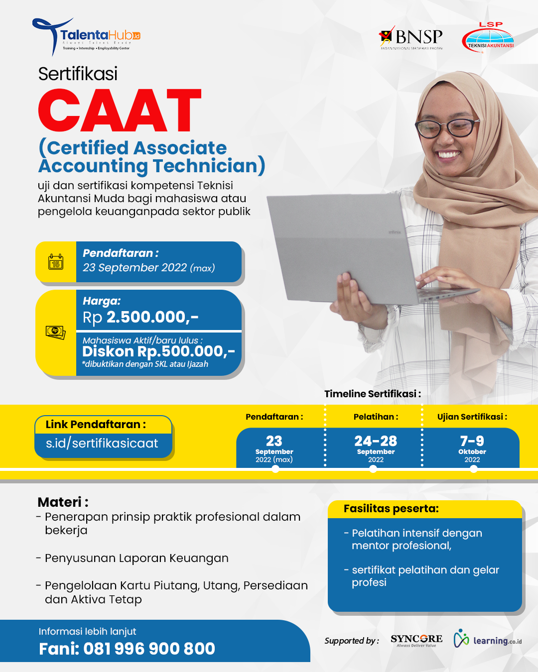 Certified Associate Accounting Technician (CAAT) BERBASIS SAP Dibuka!