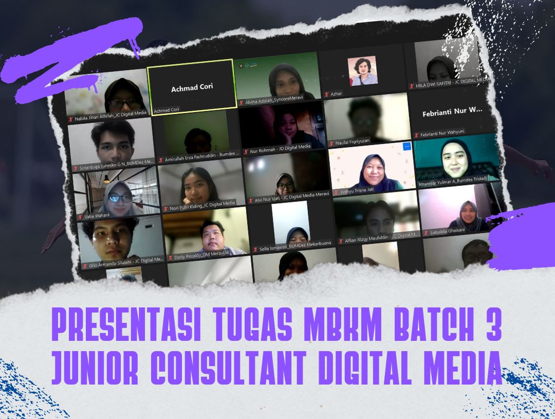 Presentasi Tugas MBKM Batch 3 Junior Consultant Digital Media