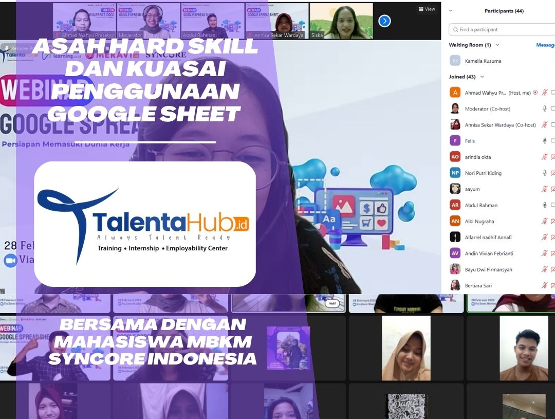 Asah Hard Skill dan Kuasai Penggunaan Google Sheet dengan Talenta Hub