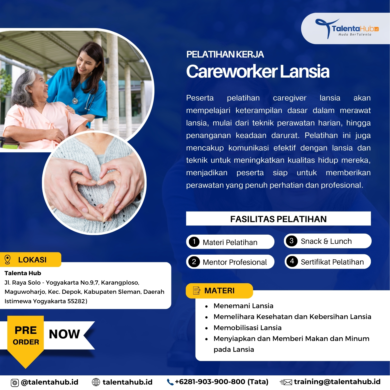 Pelatihan Kerja Care Giver
                                                                Lansia