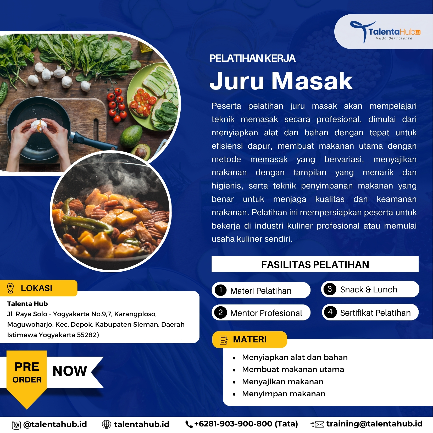 Pelatihan Kerja Juru Masak