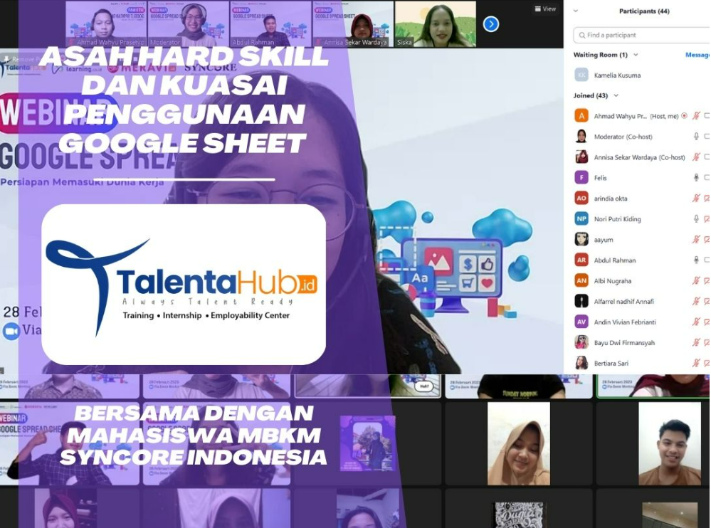 Asah Hard Skill dan Kuasai Penggunaan Google Sheet dengan Talenta Hub