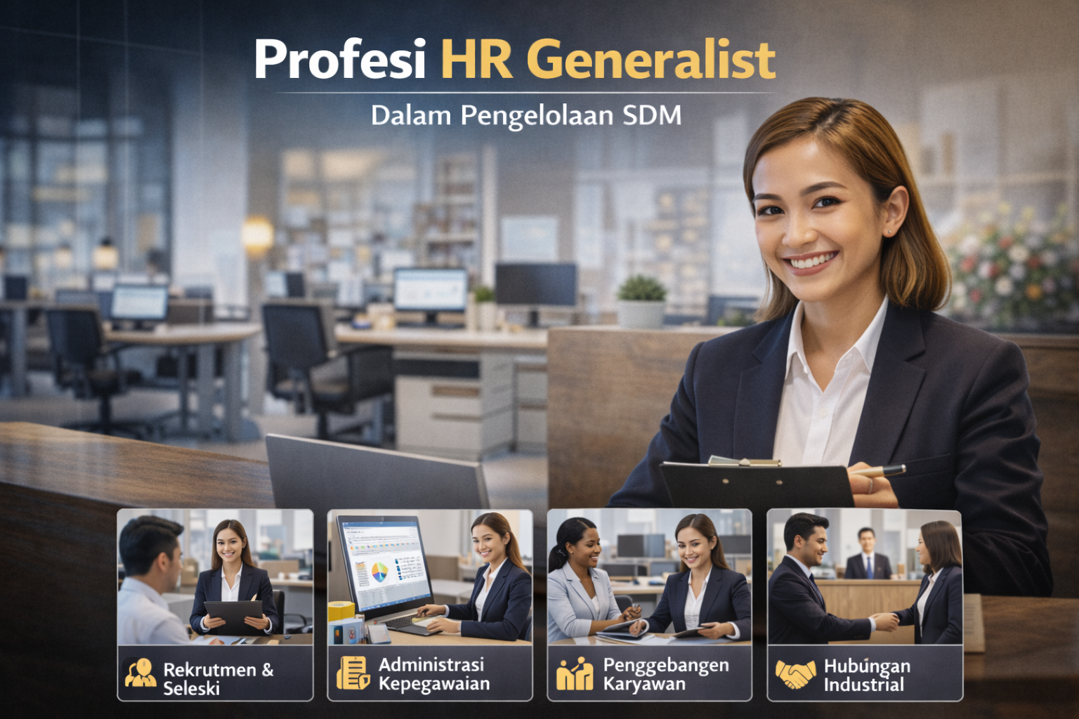 Mengenal Lebih Dalam Terkait Profesi HR Generalist dalam Mengelola Sumber Daya Manusia