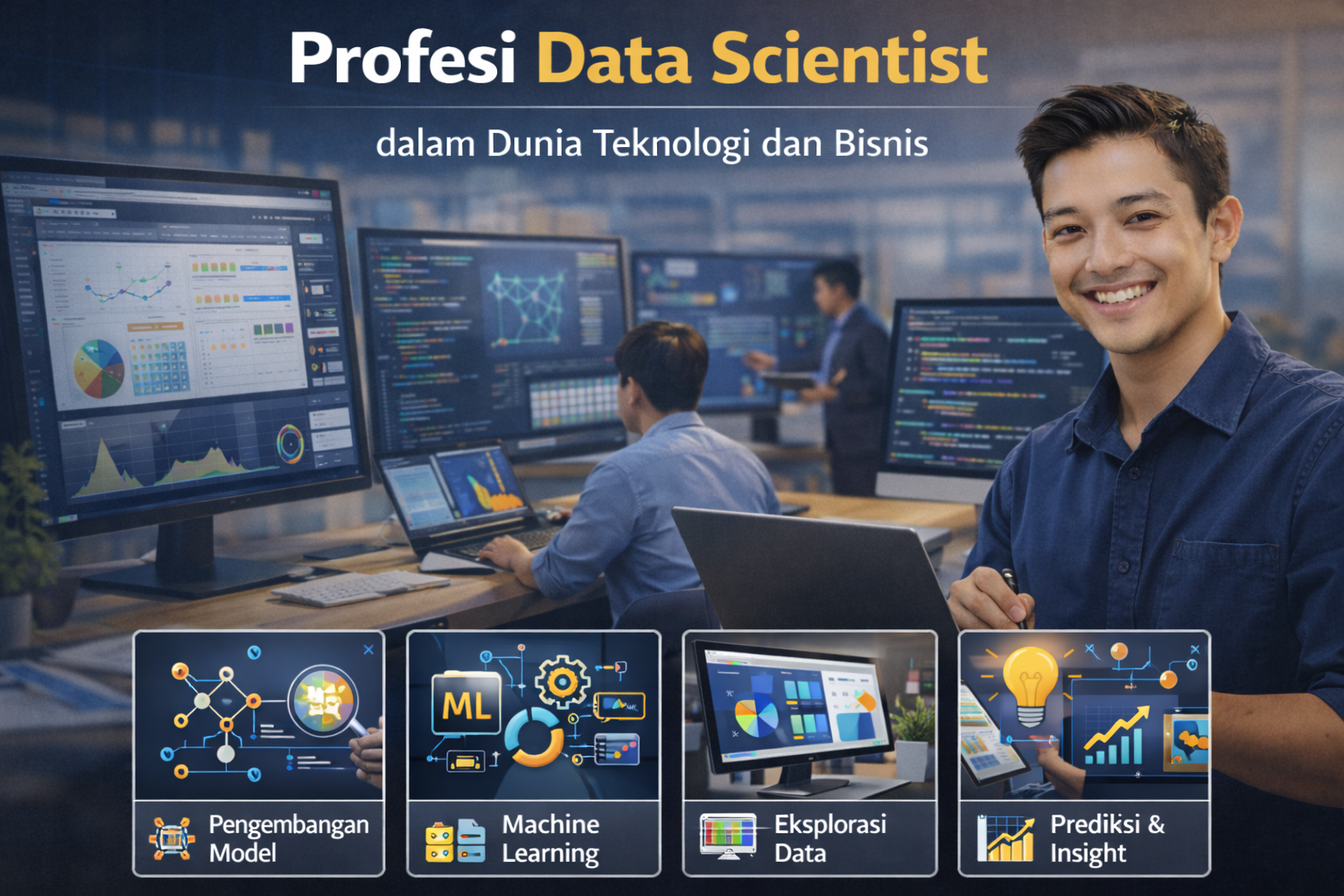 Mengenal Lebih Dalam Terkait Profesi Data Scientist dalam Dunia Teknologi dan Bisnis